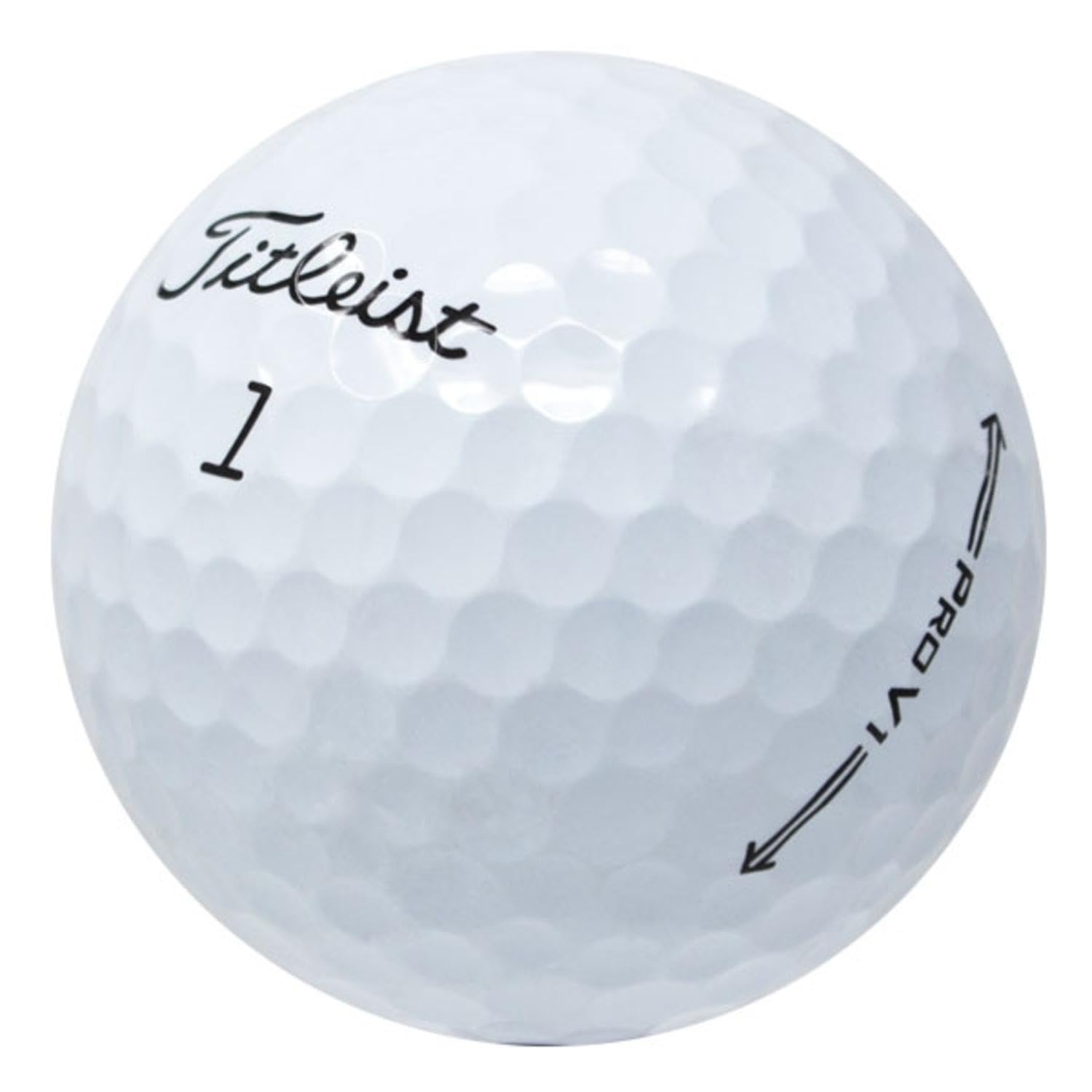Premium Used Titleist Pro V1 Golf Balls 2021 Model - AAA Quality Recycled Golf Balls | Best for Practice, Tournaments & Casual Play | White | #1 Golf Ball in America