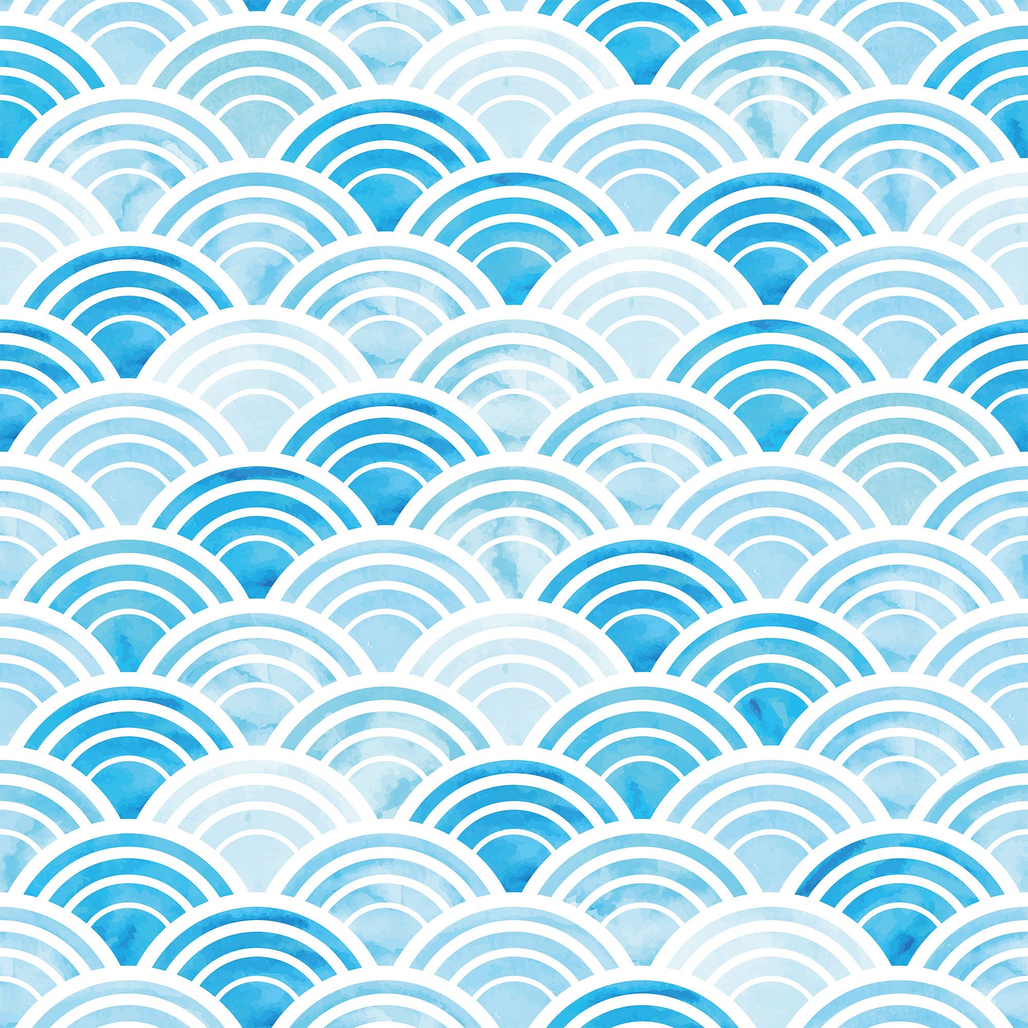 Blue Bathroom Wallpaper Sample - Waterproof & Peel-and-Stick - Perfect for Bathrooms, Kitchens & Accent Walls
