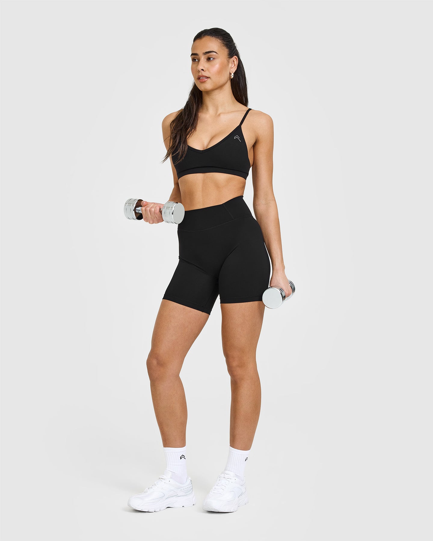 Timeless High Waisted Shorts for Women - 6 Inch Inseam | Classic Black Denim Shorts for Summer, Beach, and Casual Outings
