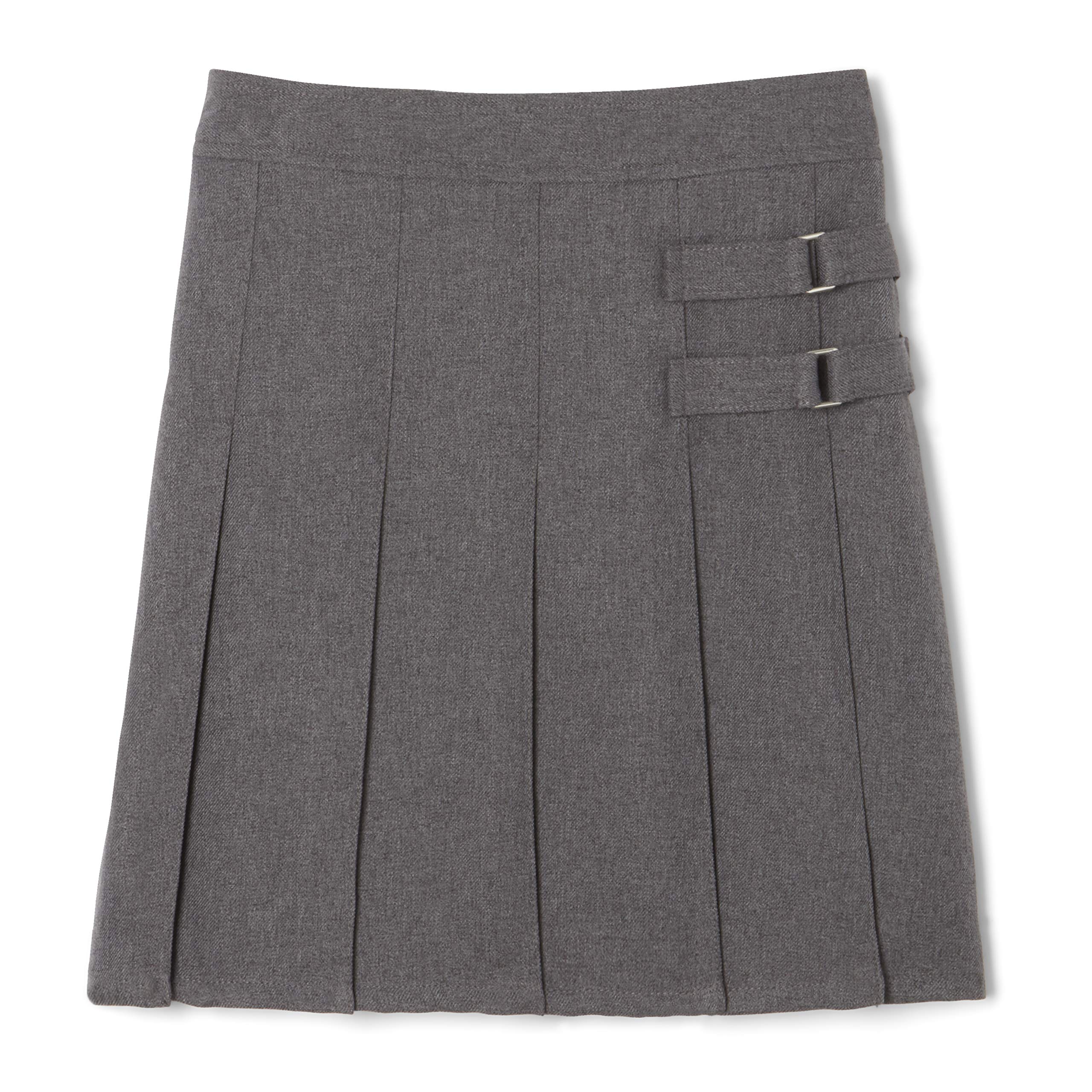 French Toast Girls' Adjustable Waist Pleated-Front Two-Tab Scooter Skirt - Comfortable School Uniform & Playtime Outfit for Active Kids