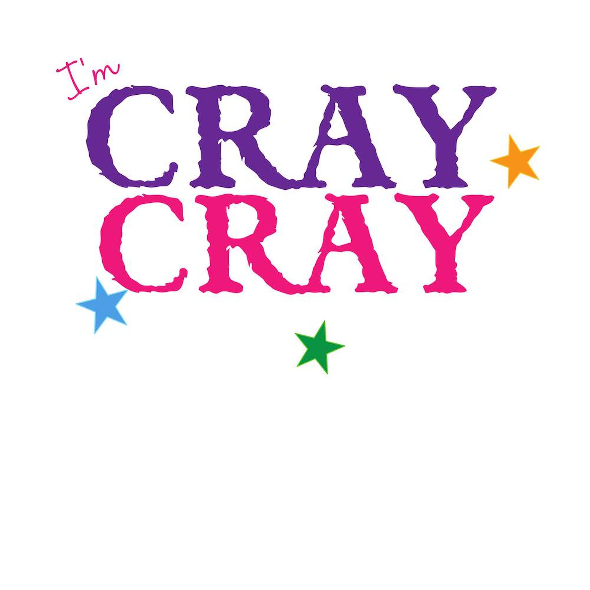 Funny Cray Cray 15 oz (444 ml) Ceramic Coffee Mug - Perfect for Office Humor, Gifts & Morning Coffee Lovers
