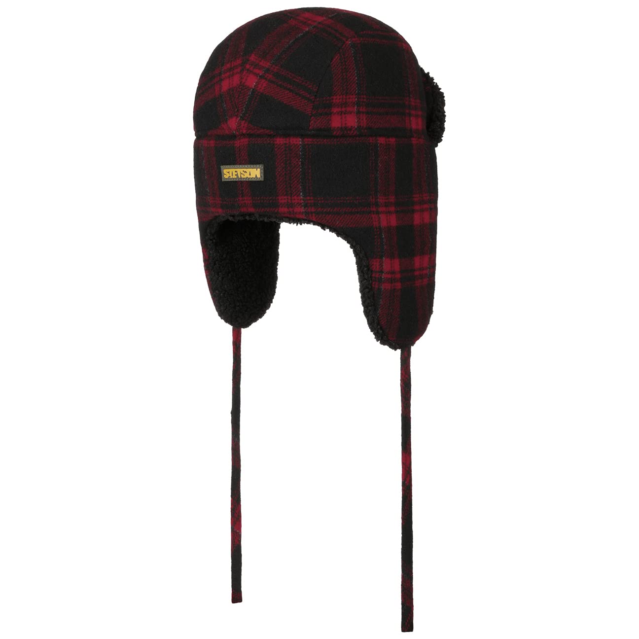 Stetson Country Check Lapeer Trapper Hat for Women & Men - Warm Winter Beanie with Ear Flaps, Outdoor Hunting & Snow Activities