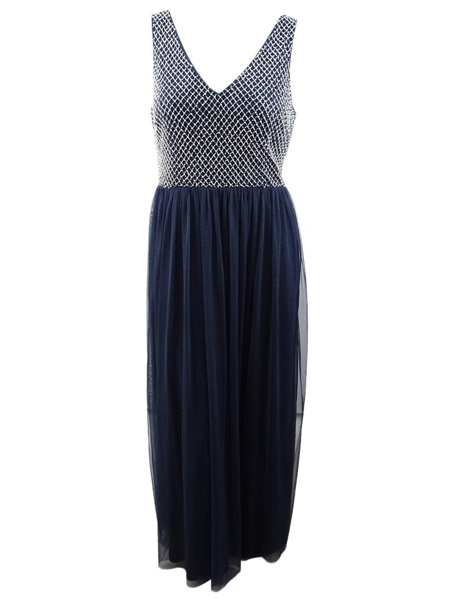 Adrianna Papell Women's Classic Elegant Evening Dress for Prom, Wedding & Special Occasions