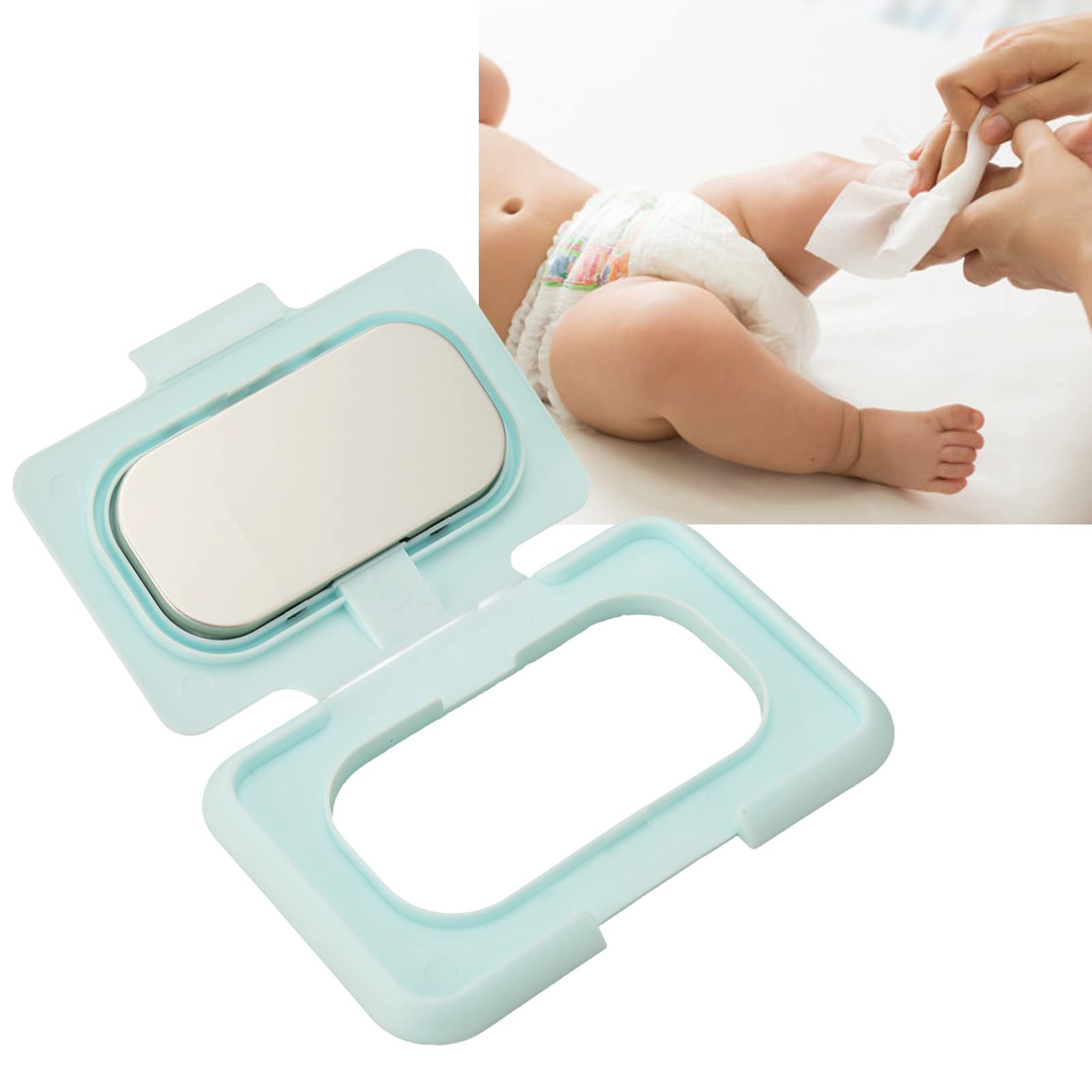 Portable Baby Wipe Warmer & Dispenser - Constant Temperature Wet Wipes Heater for Diaper Changes, Travel & On-the-Go Parenting Essentials