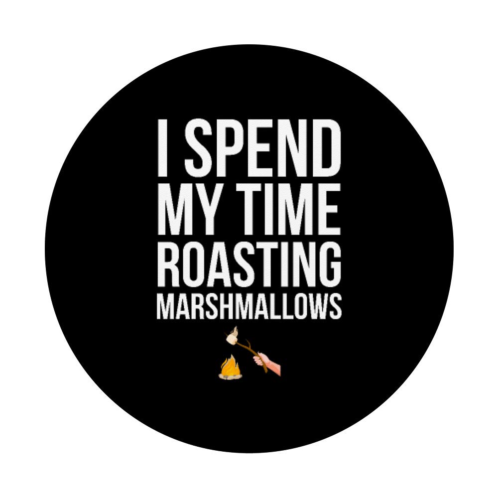 Roasting Marshmallows PopSockets - Expandable Phone Grip & Stand for iPhone, Samsung, Tablets | Perfect for Camping, Road Trips & Outdoor Adventures