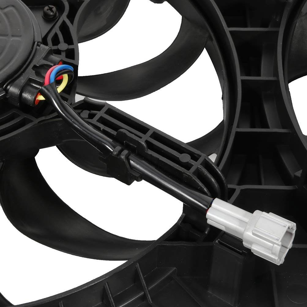 SCITOO Radiator Cooling Fan Replacement for 2008-2015 Nissan Rogue & Rogue Select - High Performance Engine Cooling System Part - Perfect for Summer Driving & Heavy Traffic Conditions