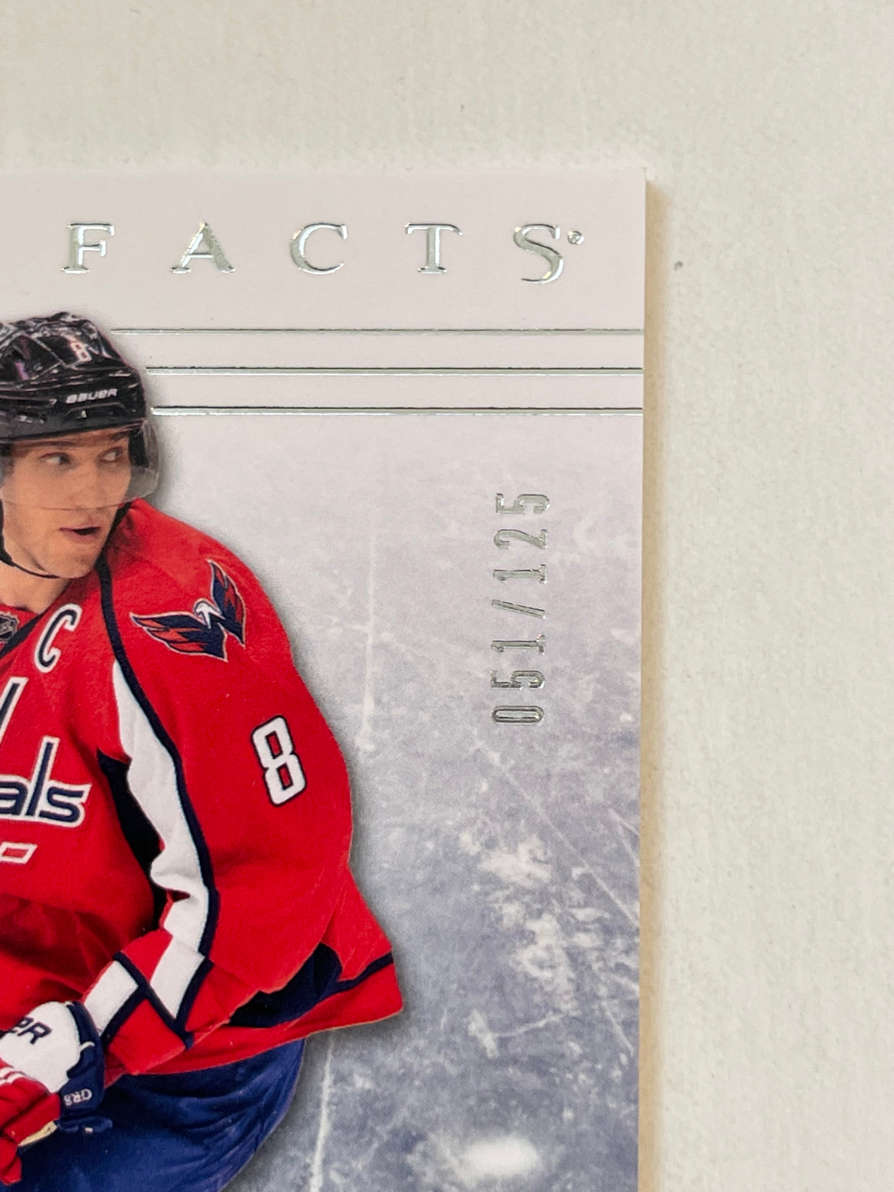 Alexander Ovechkin Double Memorabilia Hockey Insert Card - Rare Collectible for NHL Fans, Sports Memorabilia Enthusiasts & Card Collectors - Perfect for Display, Trading or Investment