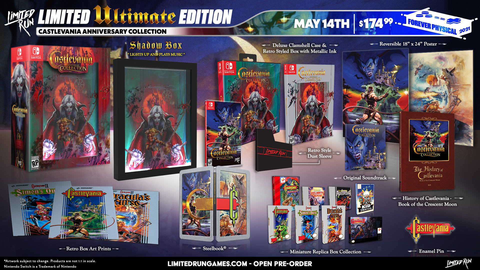 Castlevania Anniversary Collection Ultimate Edition - Limited Run #106 Switch Game | Classic Action-Adventure for Nintendo Switch | Perfect for Retro Gaming Fans & Collectors