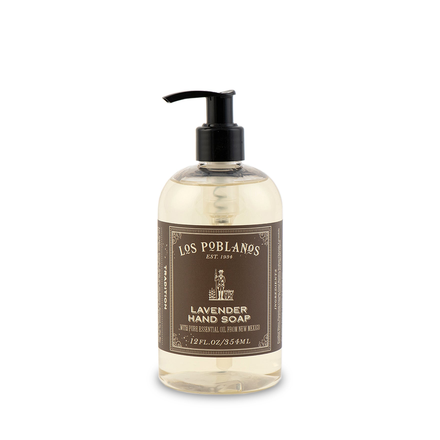 Natural Lavender Hand Soap with Moisturizing Aloe Vera - Gentle Antibacterial Liquid Soap for Kitchen, Bathroom & Office Use