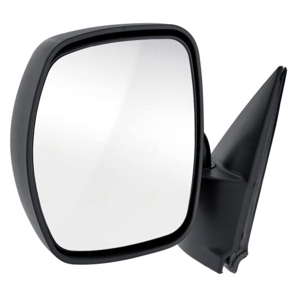 1999-2000 GMC Sierra 2500 Driver Side Manual Glass Manual Folding Door Mirror - Textured Black Replacement for GM1320225 (15048182) | Perfect for Off-Roading & Truck Restoration Projects