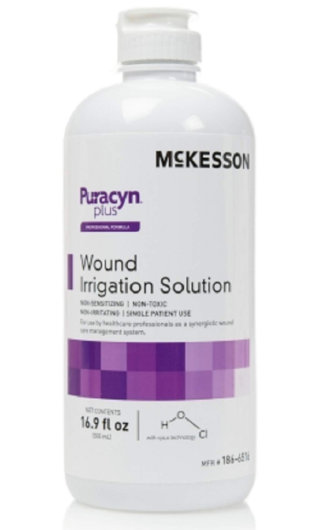 16.9 oz Wound Irrigation Solution - Pack of 6 Non-Sterile Wound Cleanser Bottles | Gentle Non-Irritating Formula for Minor Cuts, Scrapes & Sores | No Antibiotics or Steroids | First Aid Kit Essential for Home, Travel & Emergency Care