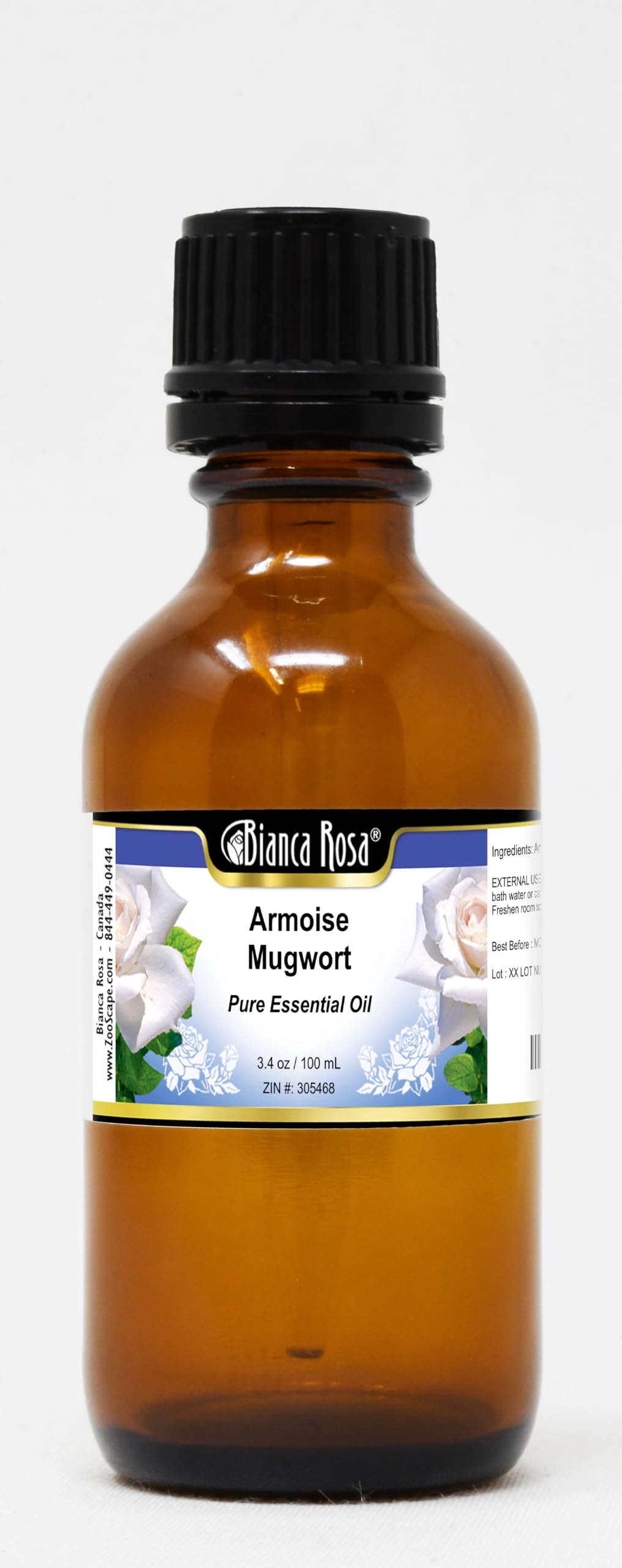 Pure Armoise Mugwort Essential Oil (3.40 oz) - 2 Pack Set for Aromatherapy, Relaxation & Skin Care | 100% Natural Therapeutic Grade Oil
