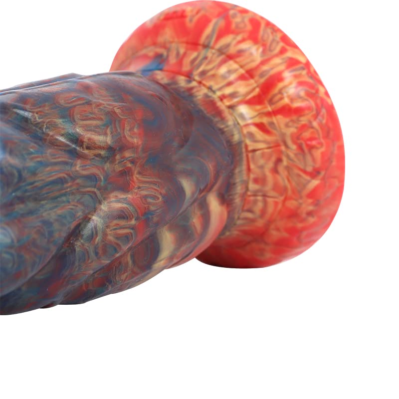 BeHorny Liquid Silicone Dildo - Realistic Alien/Fido Design with Strong Suction Cup | Adult Sex Toy for Couples & Solo Play | Perfect for BDSM, Roleplay & Bedroom Fun
