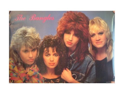 Vintage The Bangles Band Poster - 80s Retro Music Wall Art Decor for Bedroom, Living Room & Office