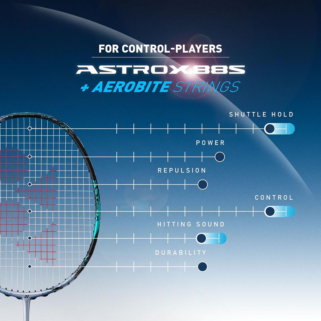 Yonex Astrox 88 S Tour Badminton Racket (Silver/Black) - Professional Grade for Advanced Players | Perfect for Tournaments & Competitive Play