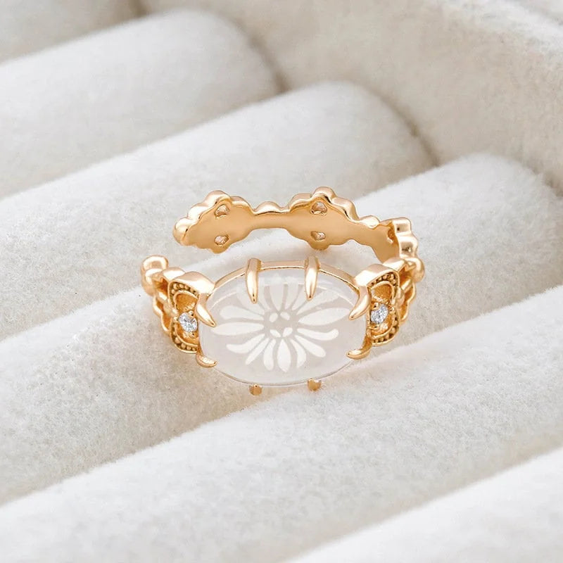 Elegant Clear Quartz Flower CZ Ear Clip Ear Cuff for Women | Dainty Boho Jewelry for Everyday Wear & Special Occasions | Perfect Gift for Bridesmaids, Birthday & Anniversary