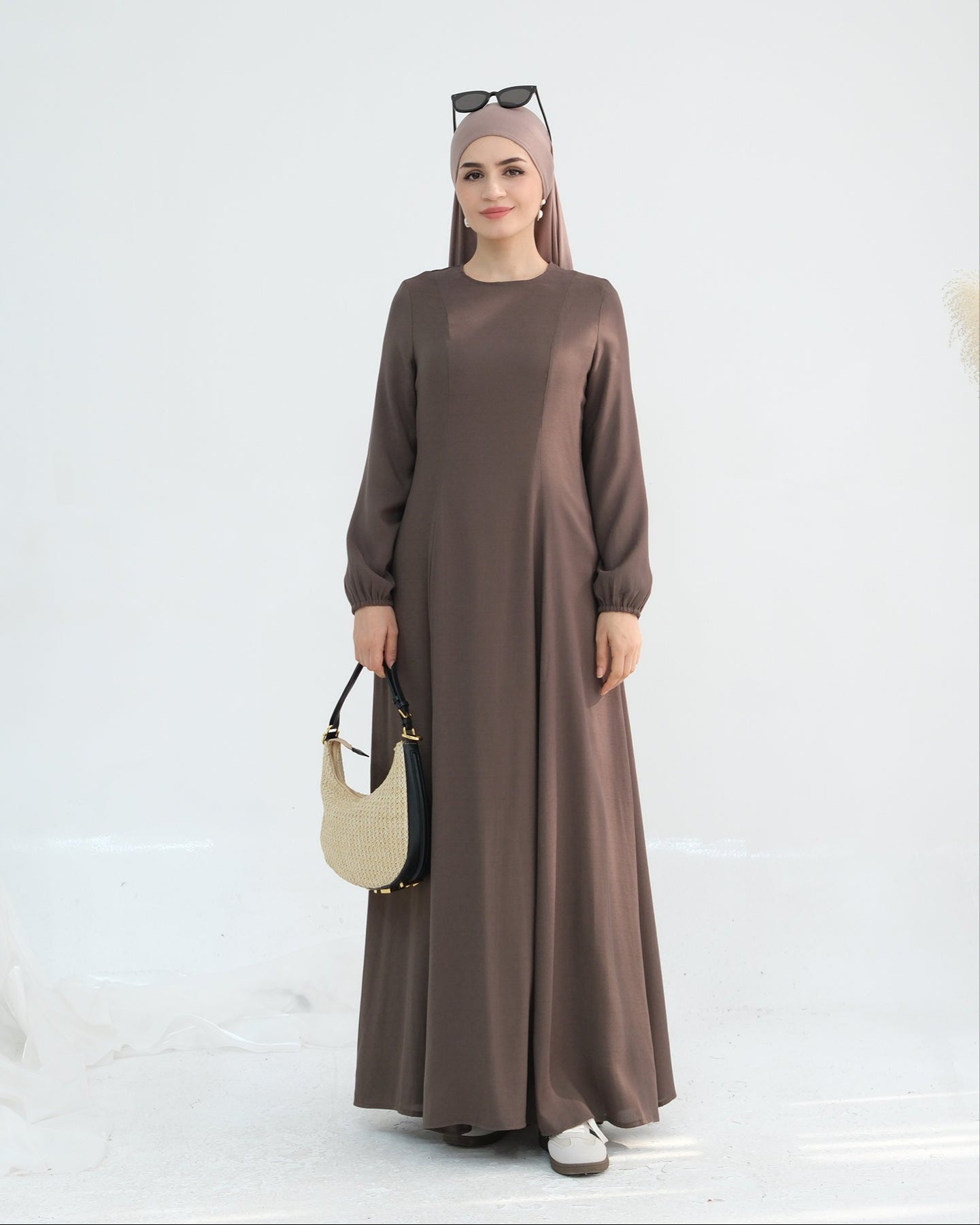 Isabella Maxi Dress for Women - Elegant Brown Long Flowy Summer Dress | Perfect for Beach, Vacation, and Casual Outings