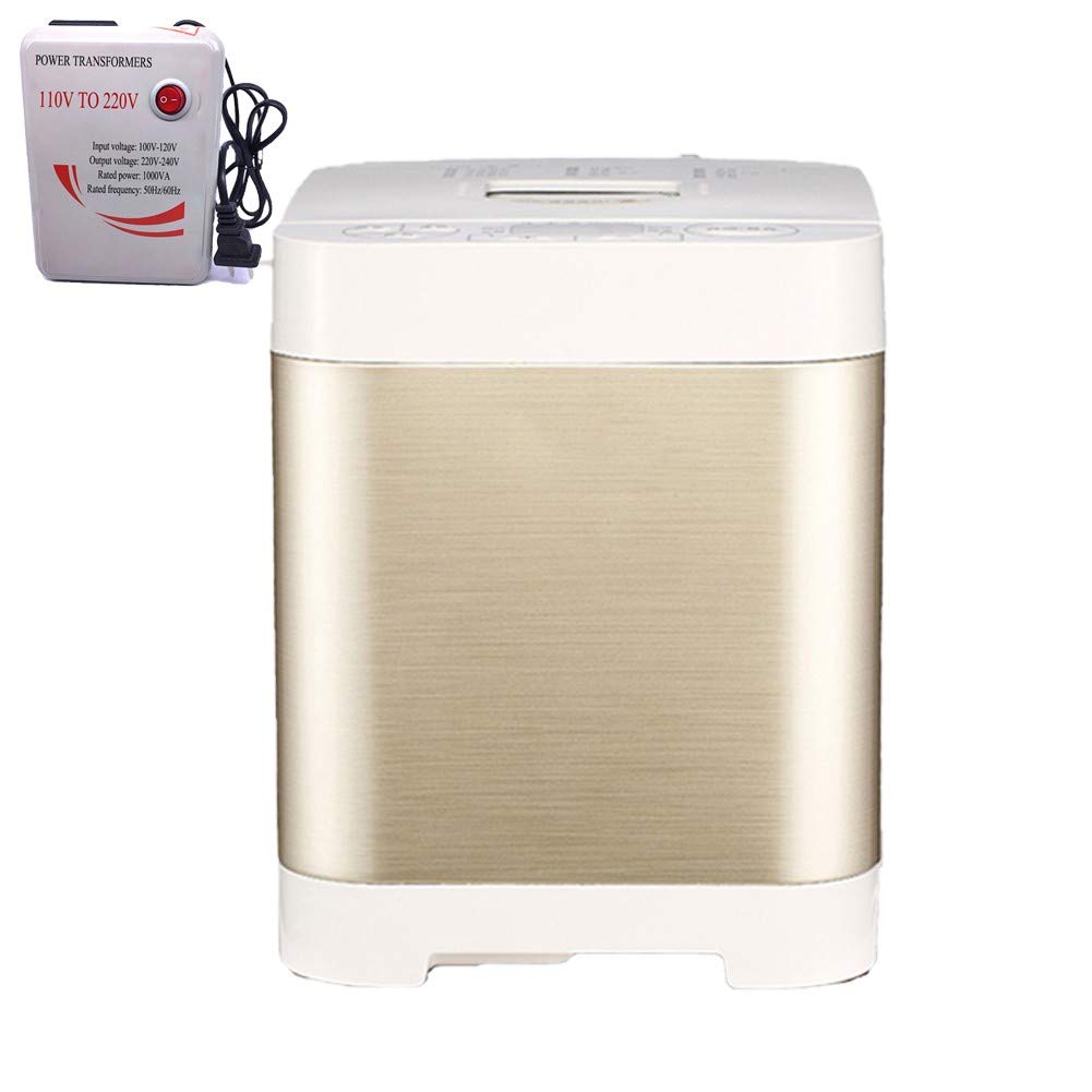 Automatic Bread Maker Machine with 18 Nutrition Menus & Online Recipes - 13-Hour Timer, 10-Minute Power-Off Memory - Perfect for Home Baking, Breakfast Preparation & Healthy Cooking