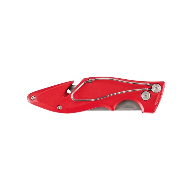 48 22 1901 FASTBACK Utility Knife - Heavy Duty Retractable Razor Knife with 5 Blades - Perfect for Construction, Crafting, and DIY Projects