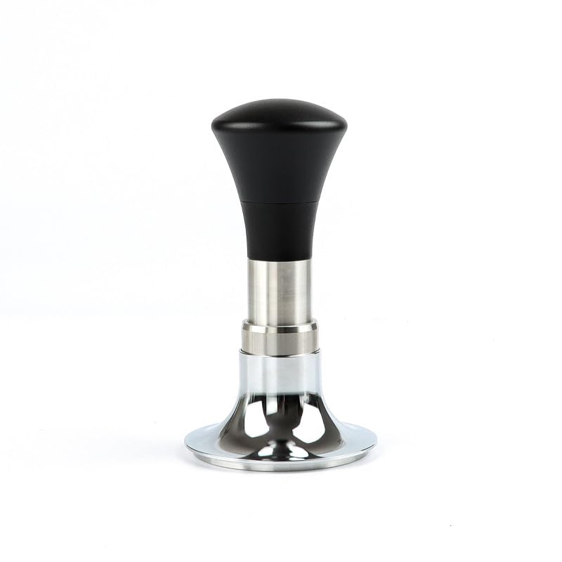 **54mm Espresso Tamper with Calibrated Spring - Self-Adjustable 24-35lbs Pressure, Sound Feedback & Flat Base for Breville - Stainless Steel Coffee Accessory for Barista & Home Brewing**