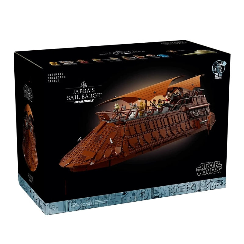 3942-Piece Jabba's Sail Barge Star Wars Building Set - Ultimate Collector's Edition for Display & Play | Perfect for Star Wars Fans & LEGO Enthusiasts