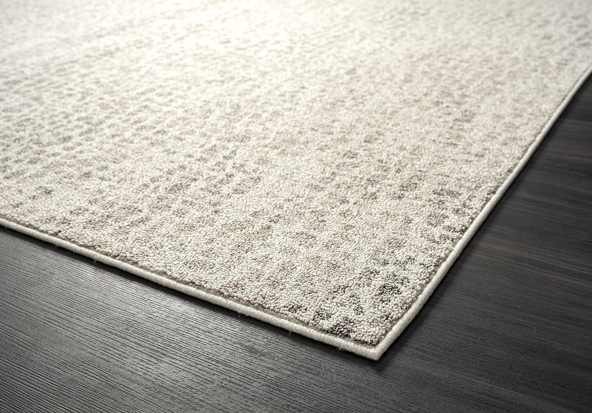 Abani 6x9 Farmhouse Area Rug - Stain & Shed Resistant Large Rectangle Rug for Living Room & Dining Room, Brown Beige Small Pebbles Design - Perfect for Farmhouse Decor, Cozy Home & High Traffic Areas