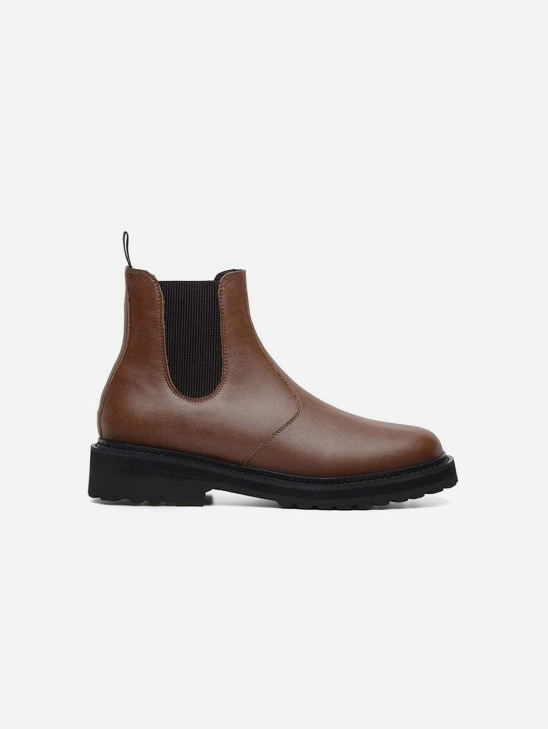 Vegan Leather Chelsea Boots for Men & Women | Comfortable Brown Ankle Boots for Everyday Wear | Casual, Office & Outdoor Fashion Footwear