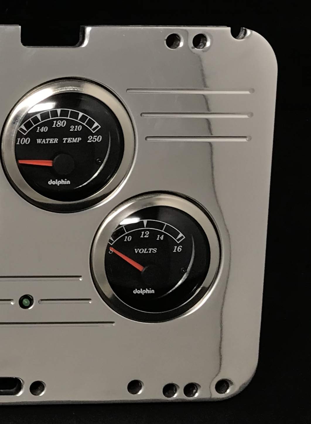 Dolphin Gauges 6-Piece GPS Dash Cluster Panel Set - Compatible with 1977 Chevy Nova - Black (Perfect for Classic Car Restoration & Custom Hot Rod Builds)