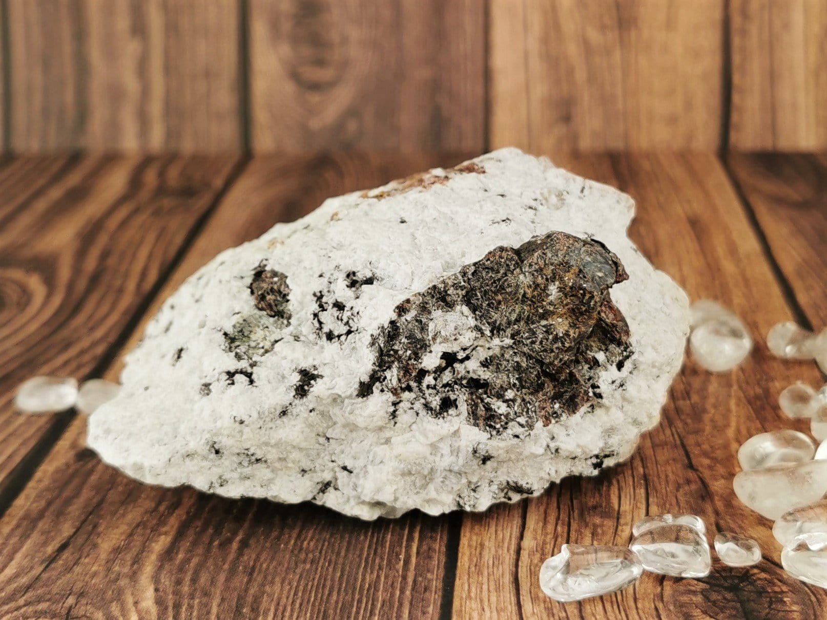 Natural B.C. Garnet in Matrix Specimen - Rare Mineral Collection for Jewelry Making, Geology Study & Home Decor Display