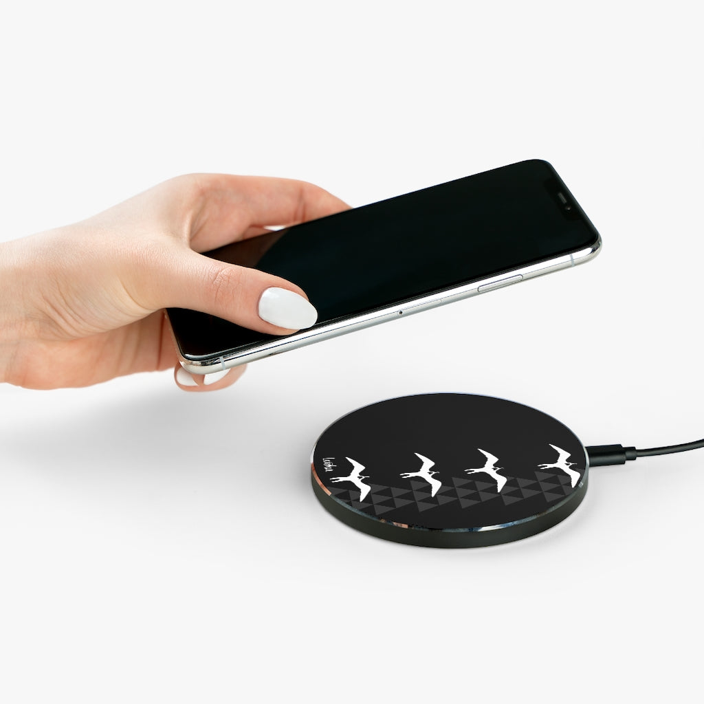 iWa Fast Wireless Charger Pad - Qi Certified 10W/7.5W/5W Charging Stand for iPhone 15/14/13/12/11/X/8, Samsung Galaxy S23/S22/S21/S20, AirPods - Perfect for Home, Office & Travel