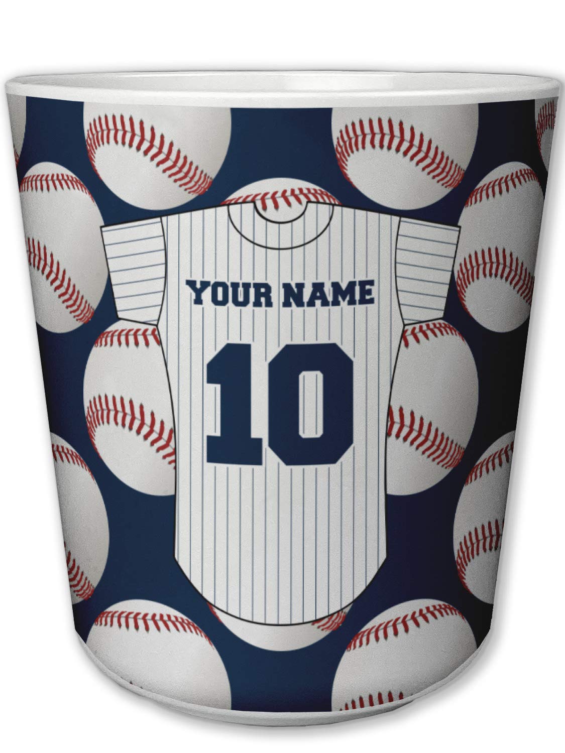 Custom Personalized Baseball Jersey Design Plastic Tumbler - 6oz Insulated Cup for Sports Fans, Team Events & Tailgating - Perfect for Baseball Games, Gifts & Custom Drinkware