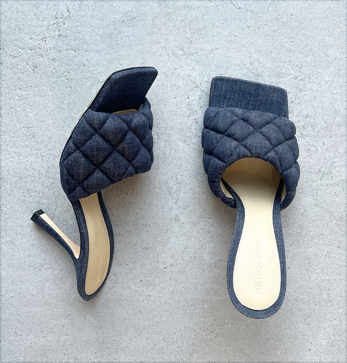 Padded Mule 90 Denim Shoes - Comfortable Slip-On Loafers for Women | Perfect for Casual Wear, Office & Everyday Outfits