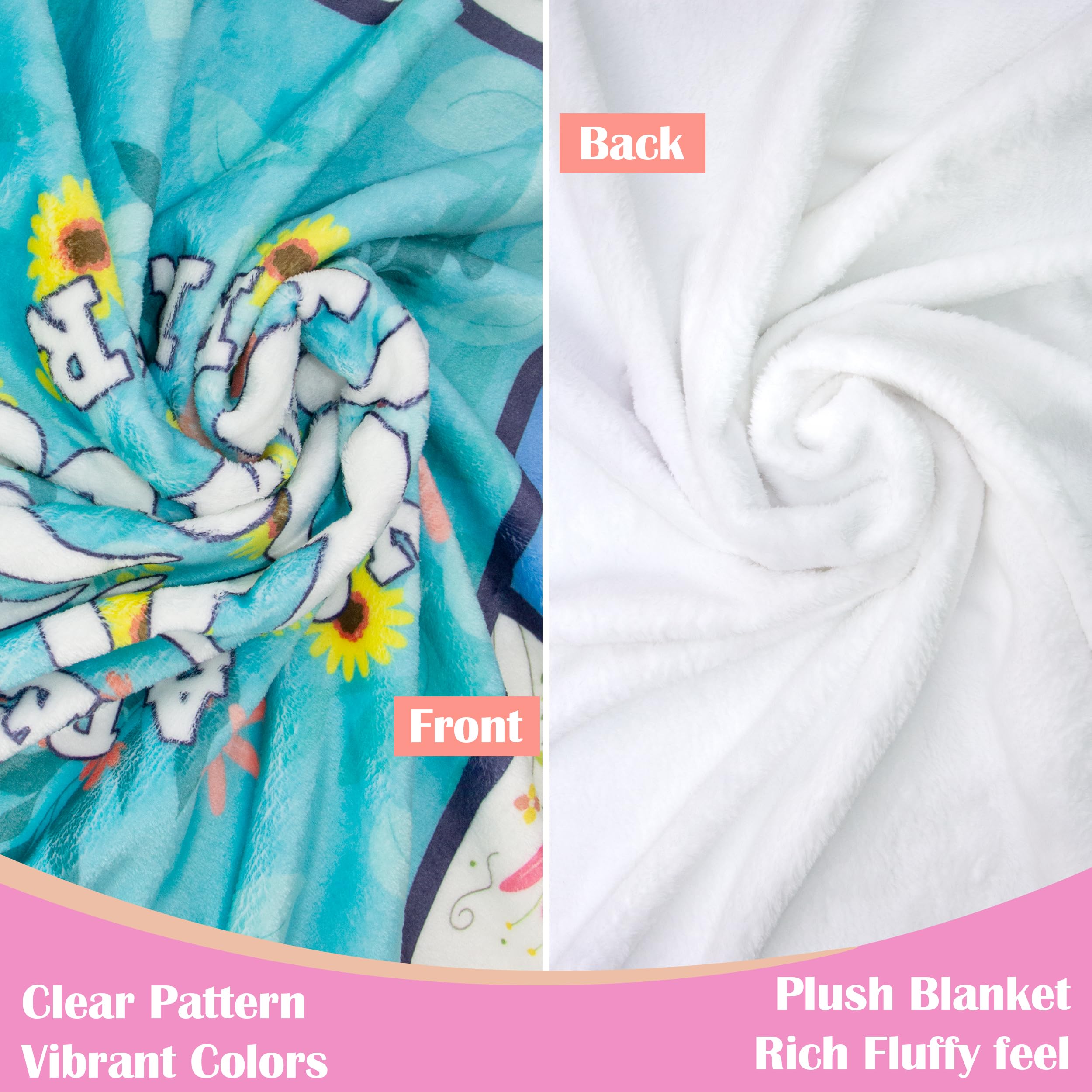 Best Friend Blanket Gift for Women - BFF Birthday & Mothers Day Present - Cozy 60