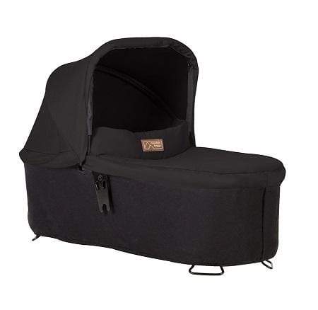 Mountain Buggy UJ Terrain Plus One Carrycot - Black Stroller for Newborns | Perfect for Outdoor Adventures, City Walks & Travel with Baby