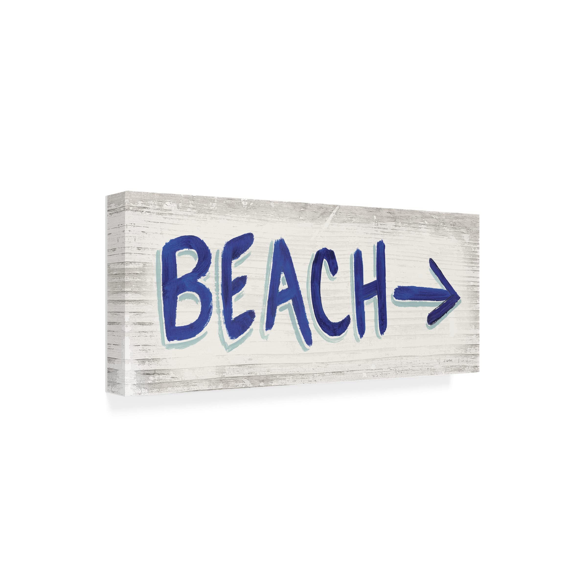 Trademark Fine Art 'Beach Time VII' Canvas Wall Art by James Wiens - Perfect for Living Room, Bedroom & Coastal Home Decor