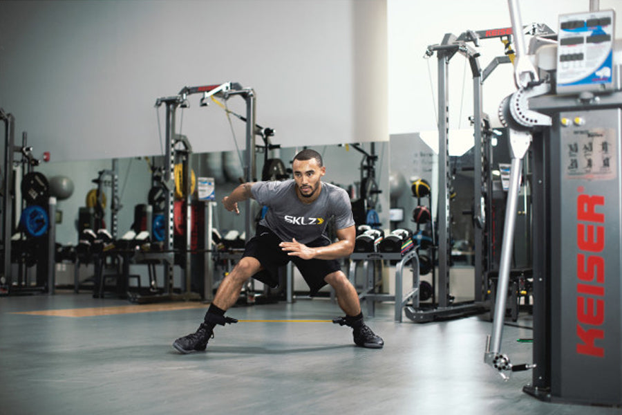 SKLZ Lateral Resistor Pro - Adjustable Resistance Bands for Speed Training & Agility Workouts - Perfect for Football, Soccer & Basketball Athletes - Improve Lateral Movement & Quickness