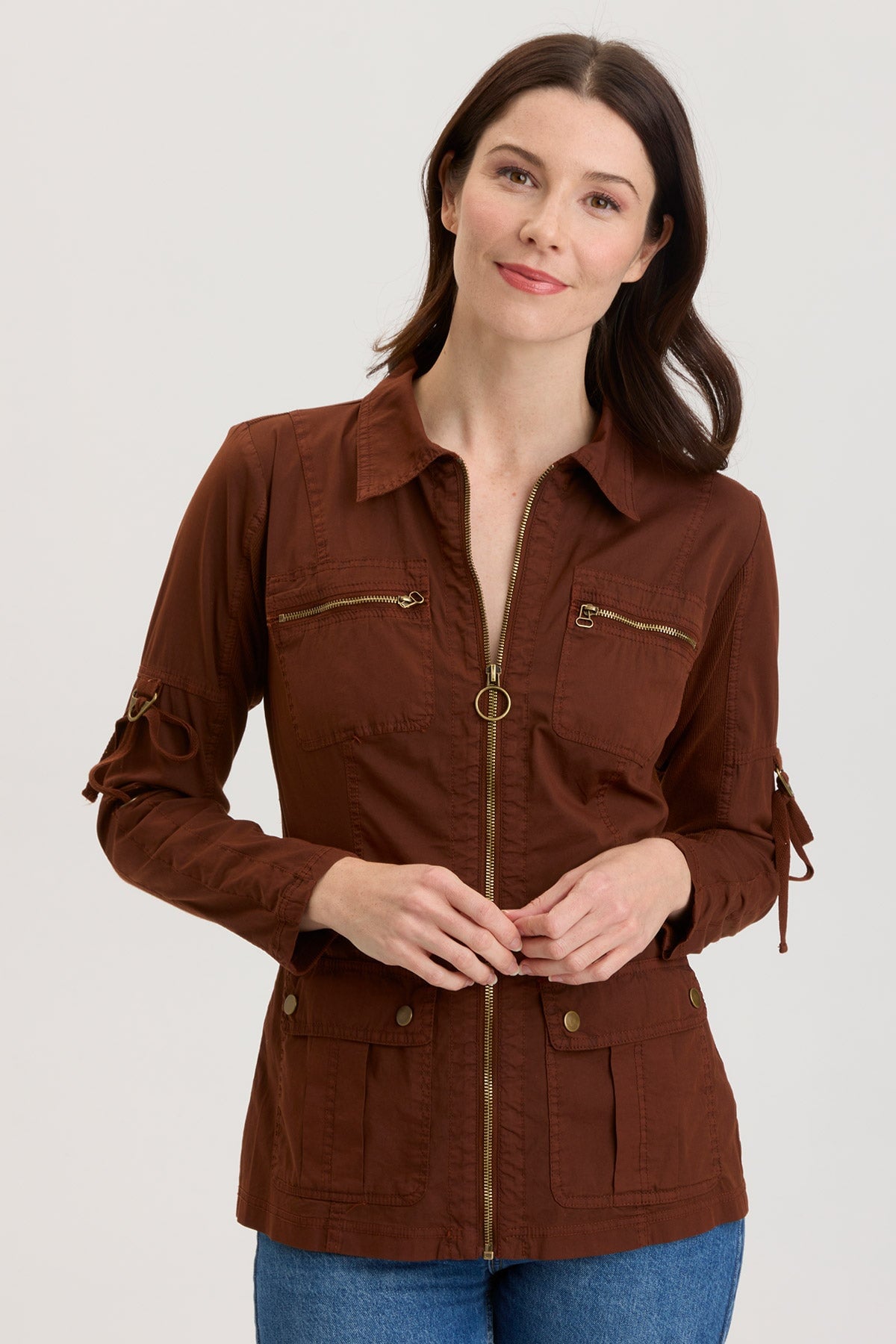 Carran Jacket in French Roast Pigment - Stylish & Comfortable Outerwear for Women | Perfect for Fall & Winter Fashion