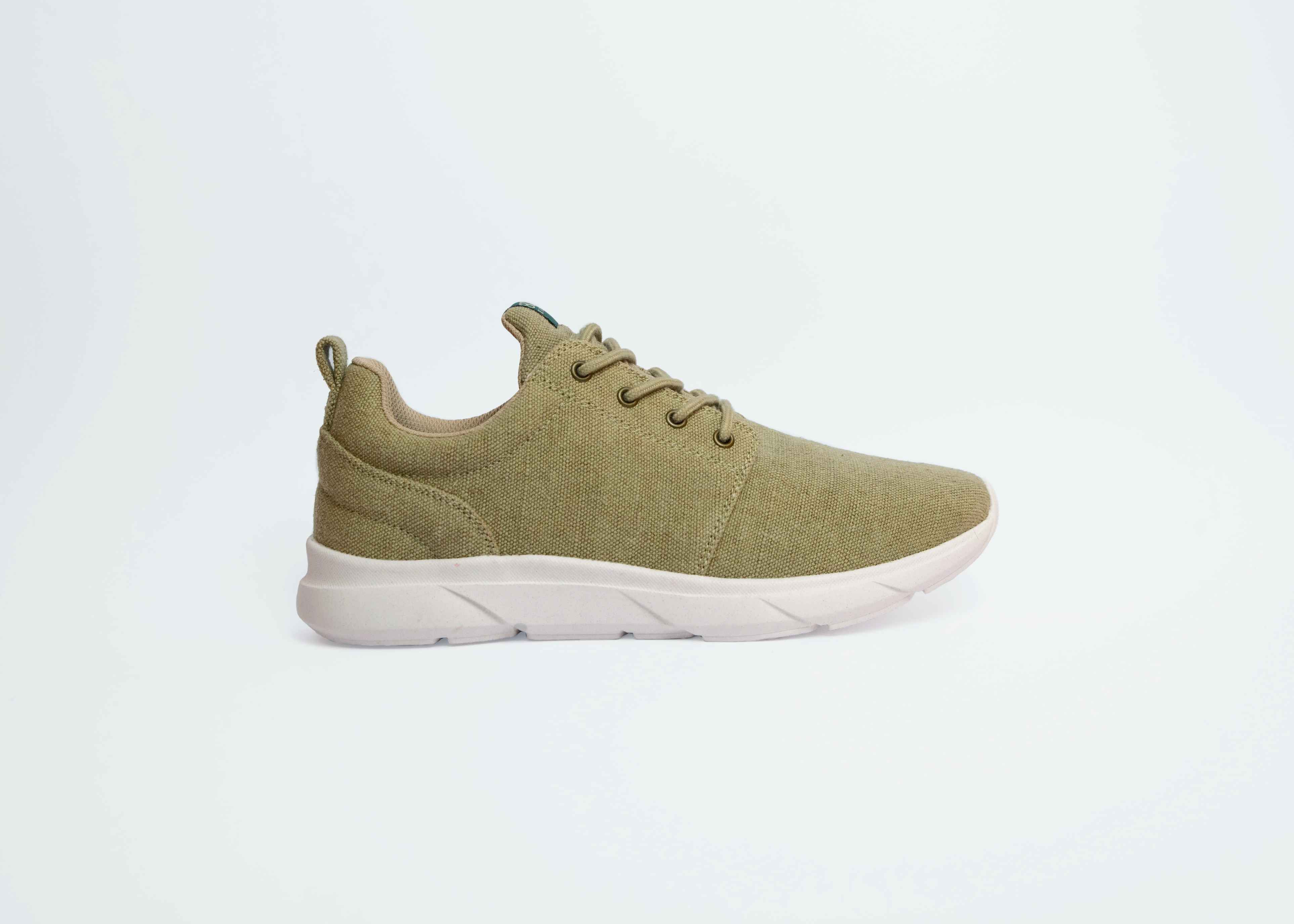 Explorer V2 Vegan Hemp Sneakers for Men - Eco-Friendly Light Green Casual Shoes | Perfect for Running, Gym Workouts & Everyday Wear