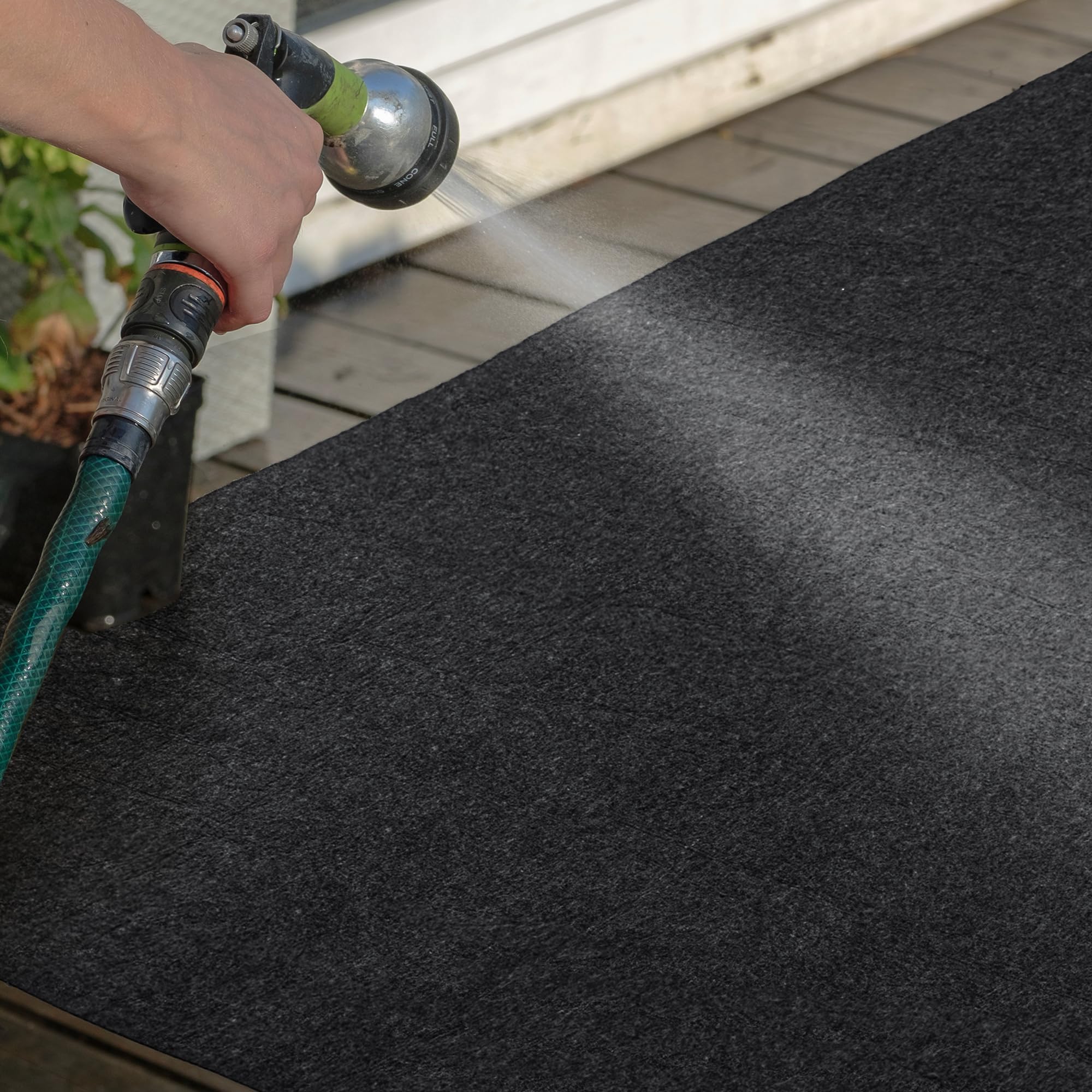 HOMBYS Dark Grey Garage Floor Mats for Under Car - 7'9