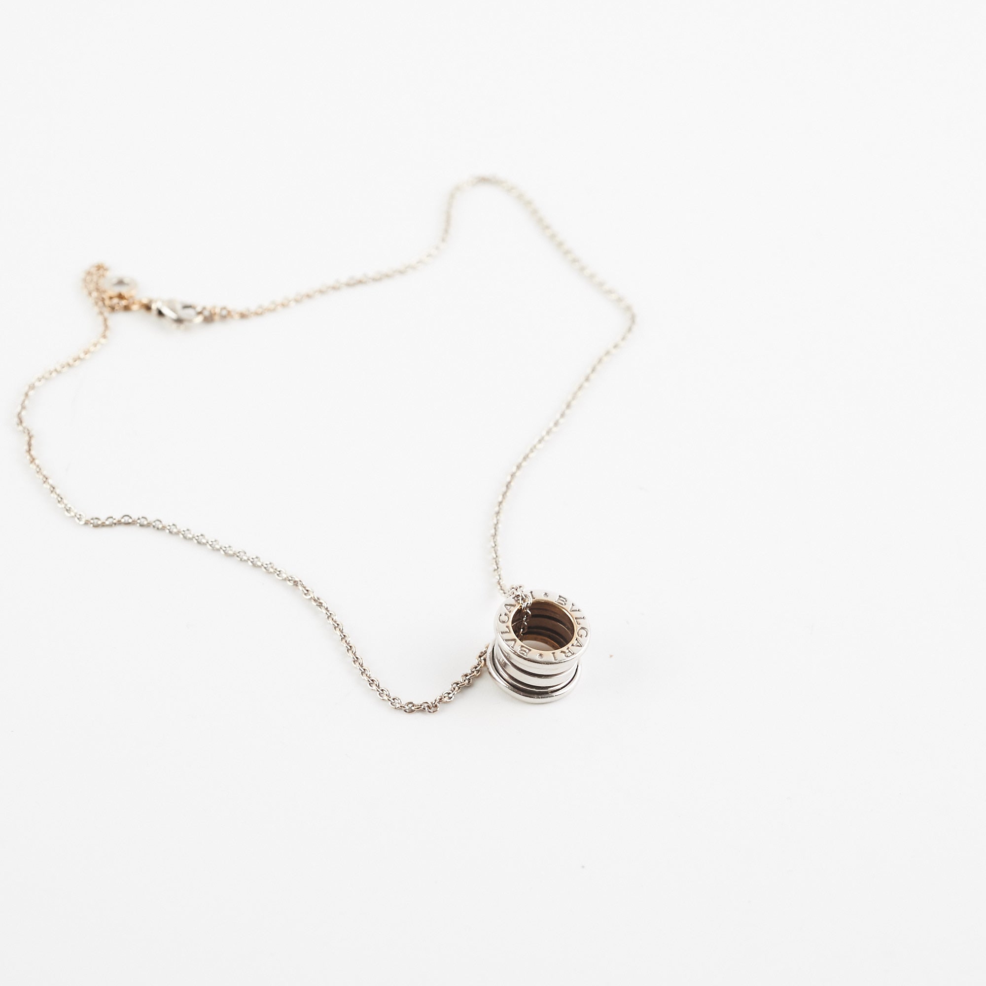 Bvlgari B Zero1 Necklace in 18K White Gold - Luxury Italian Jewelry for Women, Perfect for Weddings & Special Occasions