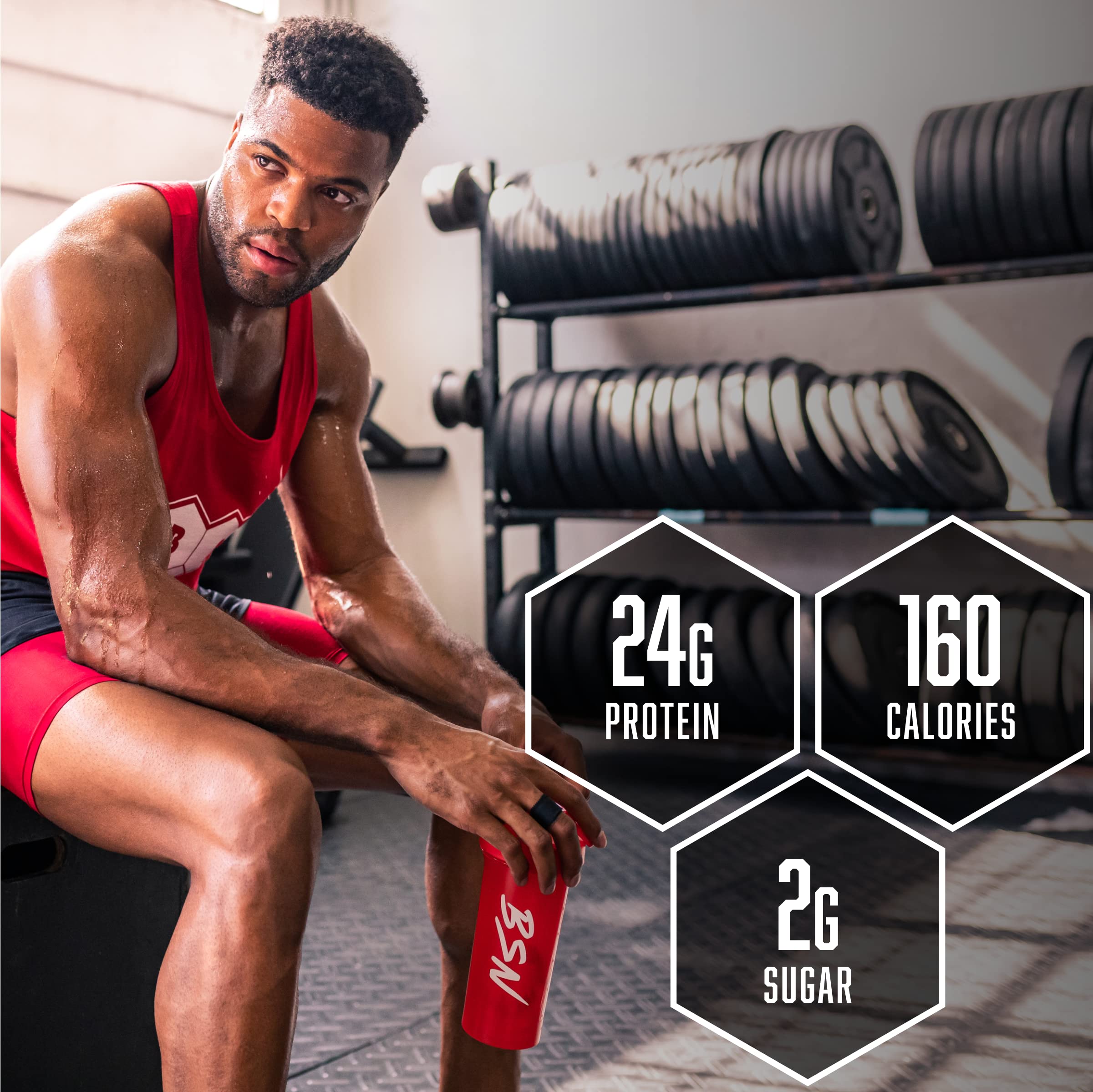 BSN SYNTHA-6 EDGE Protein Powder - Hydrolyzed Whey, Micellar Casein & Milk Protein Isolate - Low Sugar, 24g Protein, Cookies & Cream Flavor (48 Servings) - Perfect for Post-Workout Recovery & Muscle Building