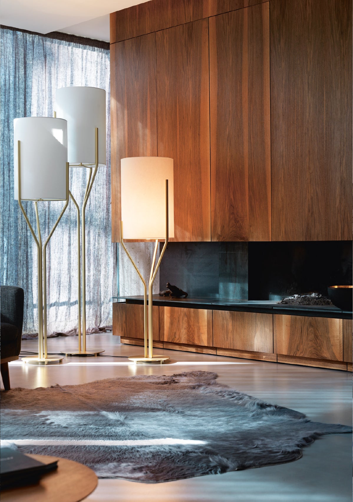 Modern Arborescence Floor Lamp - Adjustable Height LED Standing Light for Living Room, Bedroom & Office - Energy Efficient Home Decor Lighting for Reading & Relaxation
