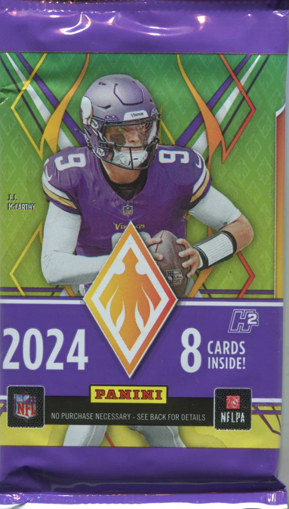 2024 Panini Phoenix Football H2 Trading Cards - Choose Your Pack | Collectible NFL Player Cards for Sports Fans & Memorabilia Enthusiasts