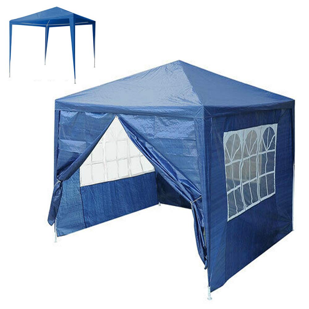 10' x 10' Waterproof & UV Resistant Pop Up Canopy Tent - Instant Shelter with Carrying Bag for Camping, Beach, Backyard Parties, Outdoor Events - Portable Sun Shade for Picnics, Weddings, Sports & Commercial Use