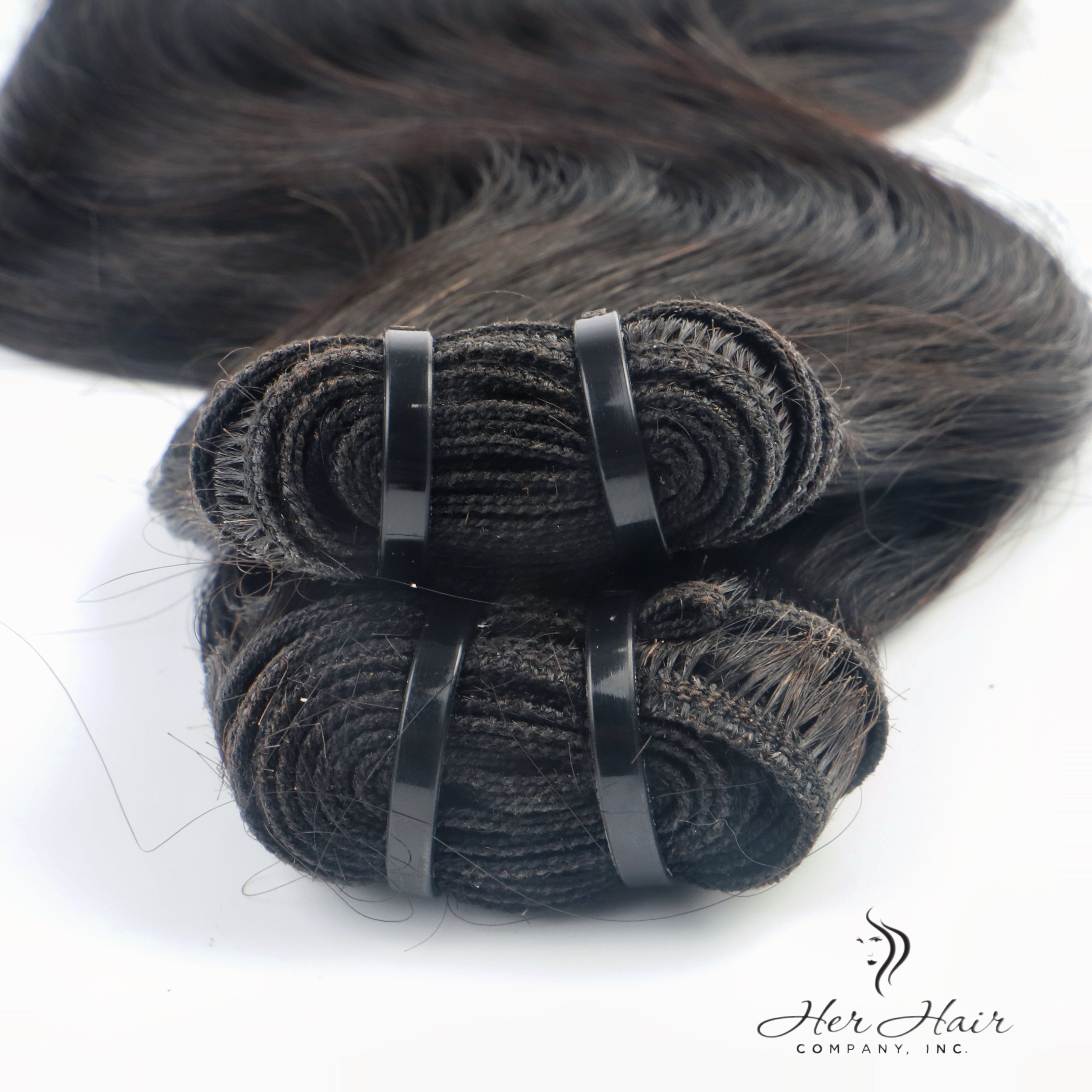 Premium Brazilian Double Drawn Human Hair Extensions - 3 Bundle Deal for Length & Volume | Perfect for Weaves, Ponytails & Styling