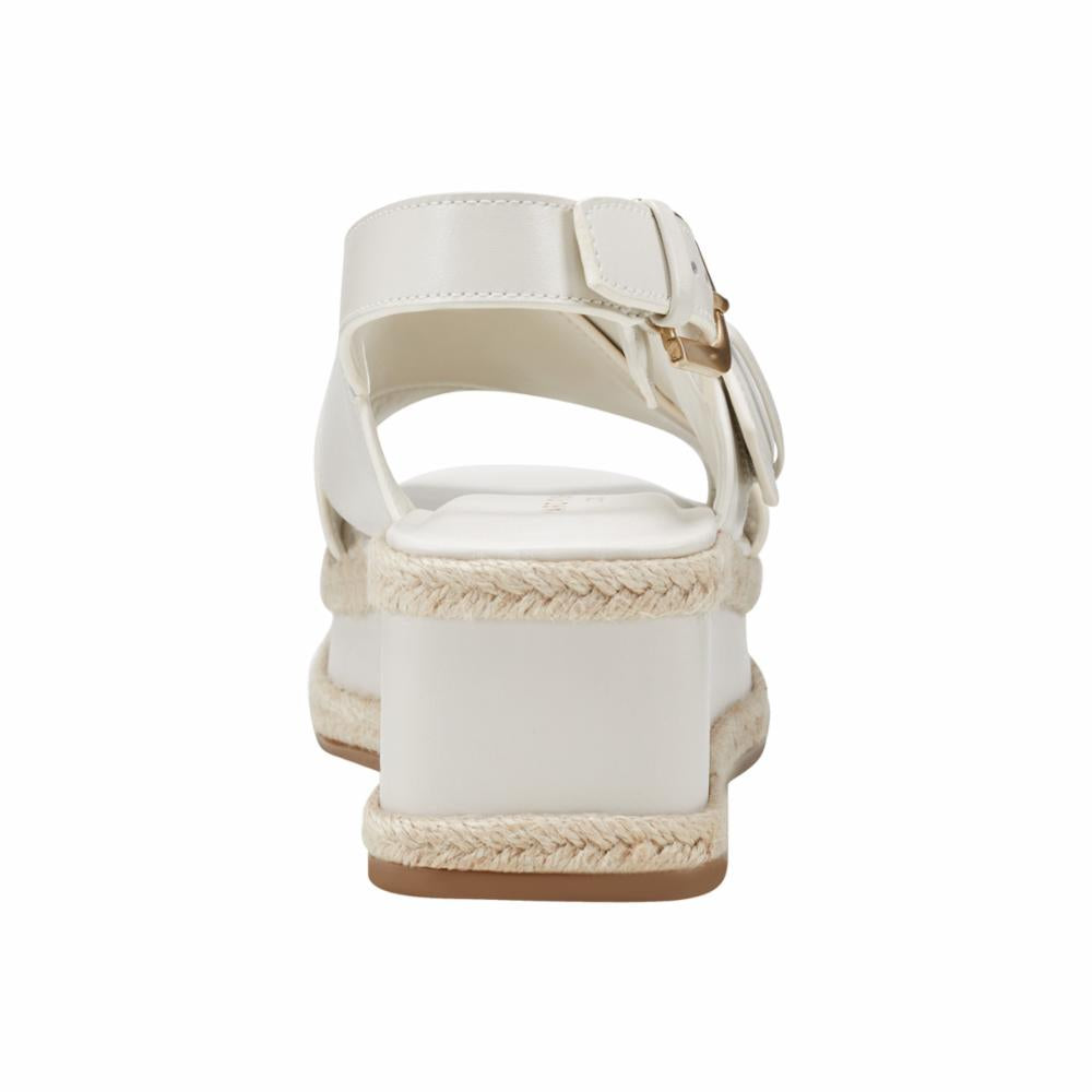 Marc Fisher Ltd Women's Renda White Leather Sneakers - Comfortable Casual Shoes for Women | Perfect for Walking, Work & Everyday Wear