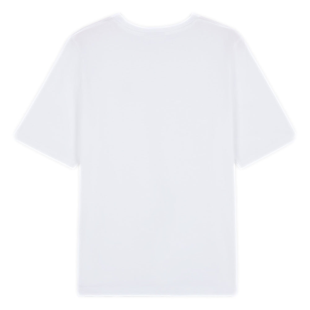 MAISON KITSUNE Women's Speedy Fox Patch Comfort T-Shirt - White | Soft Cotton Casual Tee for Everyday Wear & Street Style Outfits
