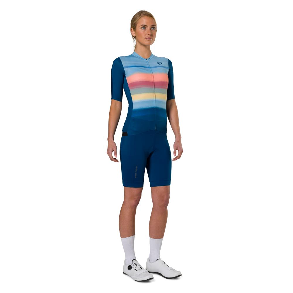 Women's PRO Cycling Jersey - High Performance Bike Shirt for Road & Mountain Biking - Breathable & Moisture Wicking for Comfortable Rides