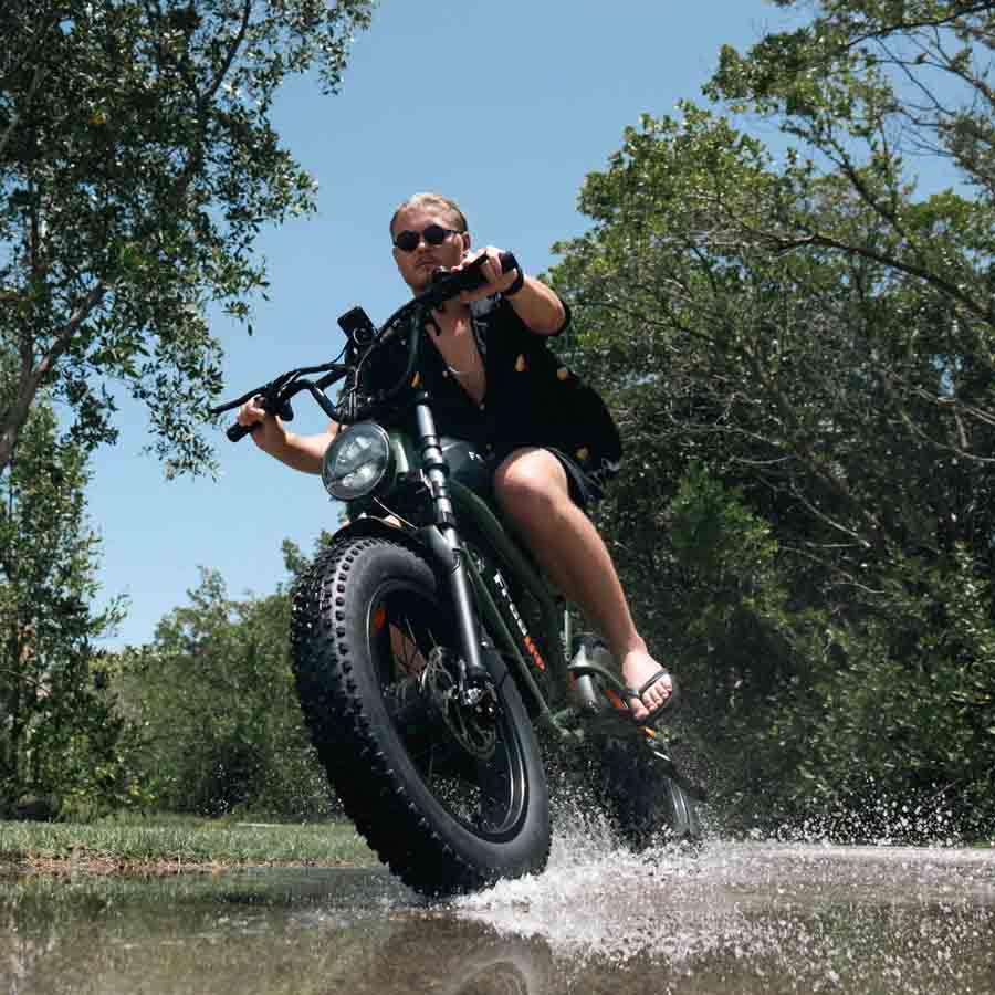 Freego Shotgun Flash F3 Pro 750W Electric Bike with Dual Battery & Dual Motor - Commuting, Off-Road & Adventure Riding