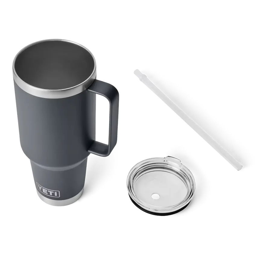 Yeti Rambler 42 oz Stainless Steel Insulated Straw Mug - Keeps Drinks Cold for Hours, Perfect for Outdoor Adventures, Camping, and Travel
